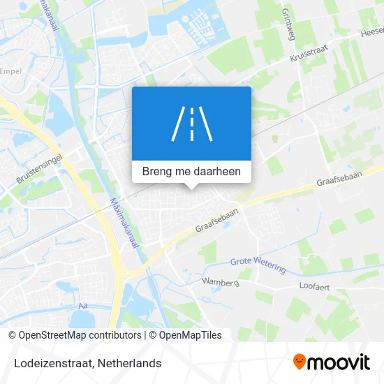 Lodeizenstraat kaart