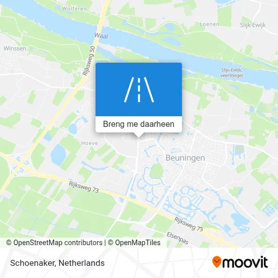 Schoenaker kaart