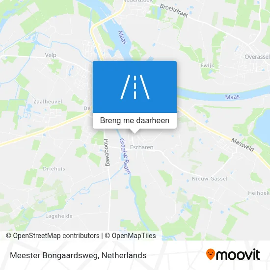 Meester Bongaardsweg kaart