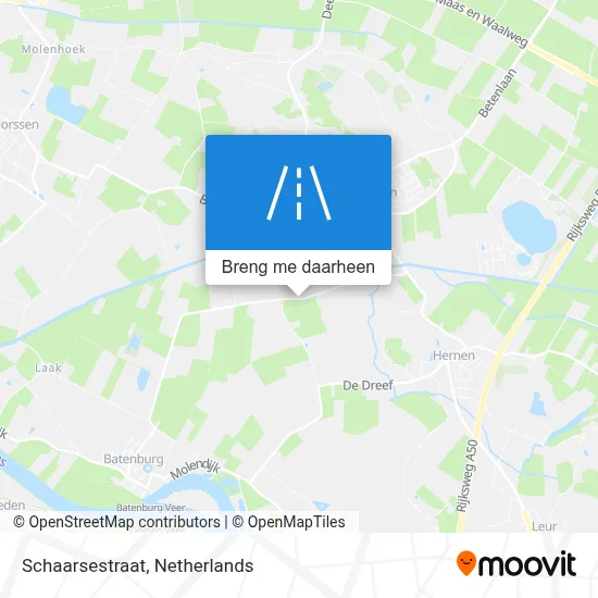 Schaarsestraat kaart