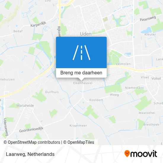 Laarweg kaart