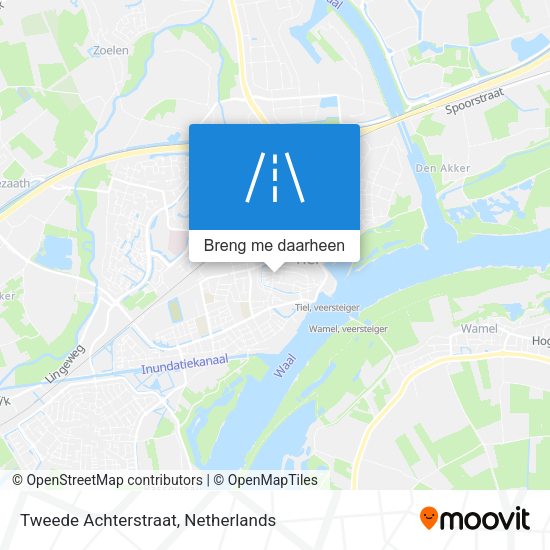 Tweede Achterstraat kaart