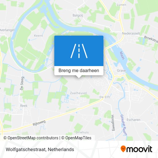 Wolfgatschestraat kaart