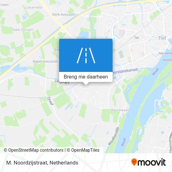 M. Noordzijstraat kaart