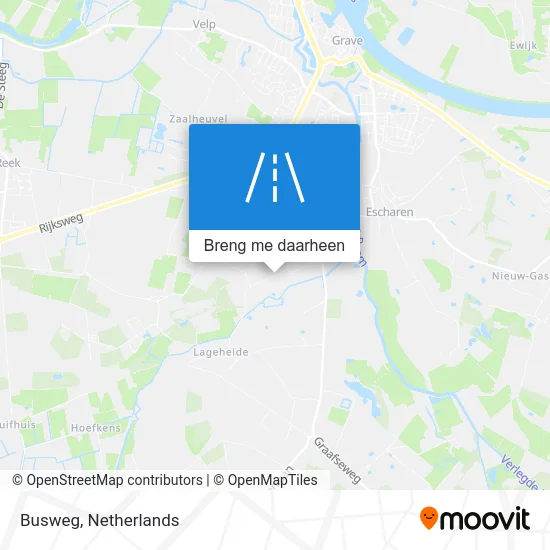 Busweg kaart