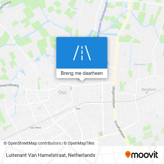 Luitenant Van Hamelstraat kaart