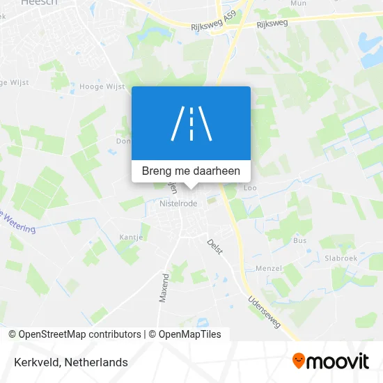 Kerkveld kaart