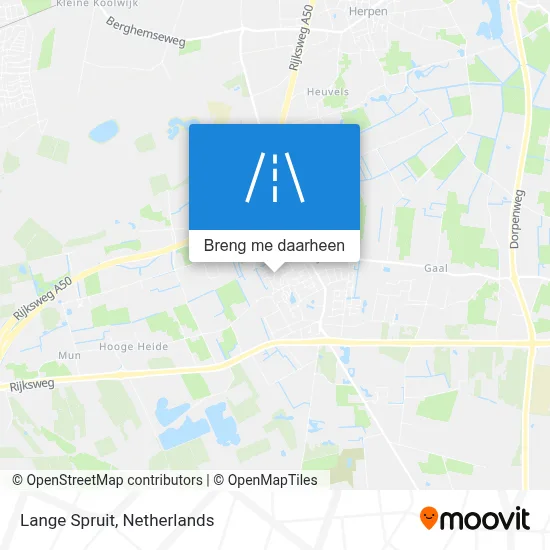 Lange Spruit kaart