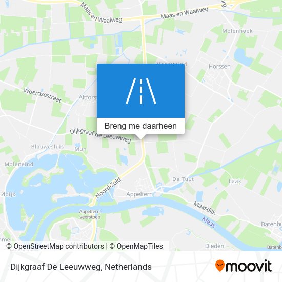 Dijkgraaf De Leeuwweg kaart