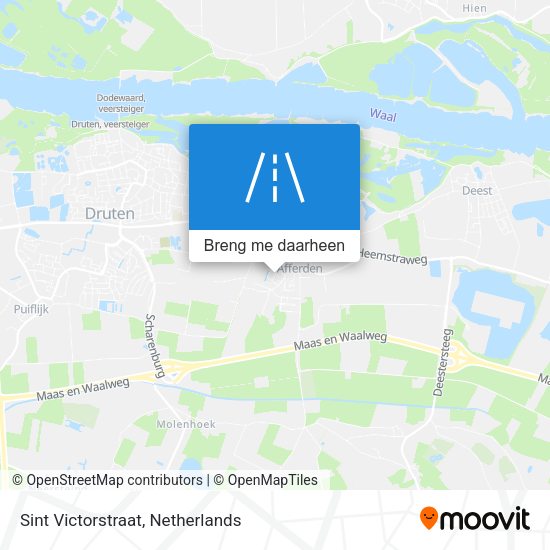 Sint Victorstraat kaart