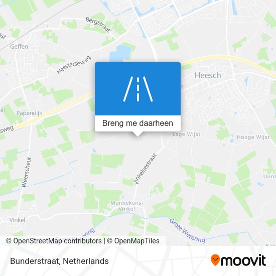Bunderstraat kaart