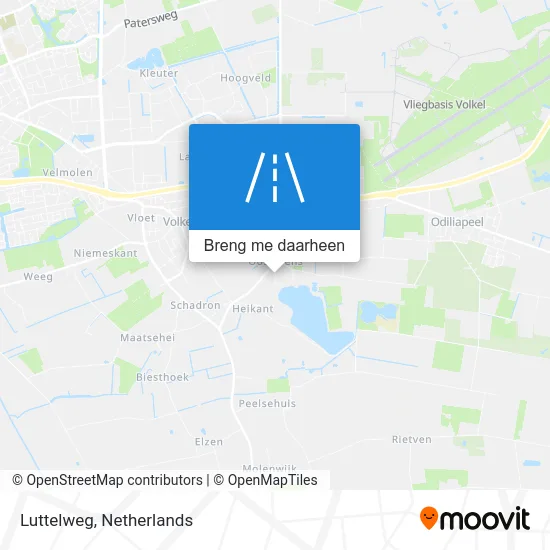 Luttelweg kaart