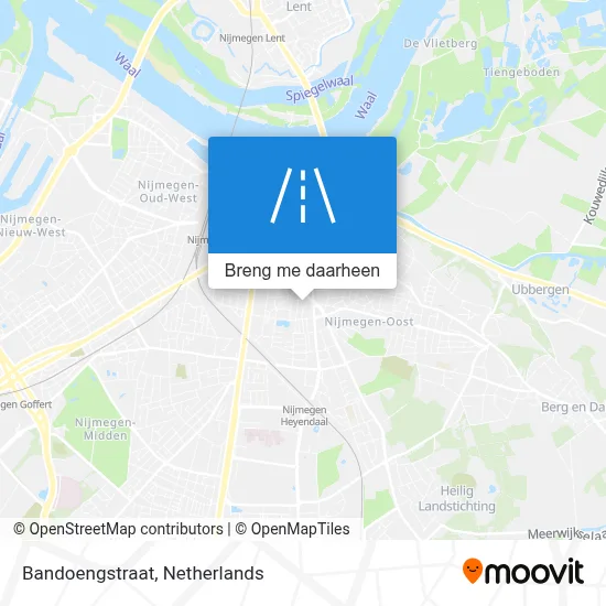 Bandoengstraat kaart