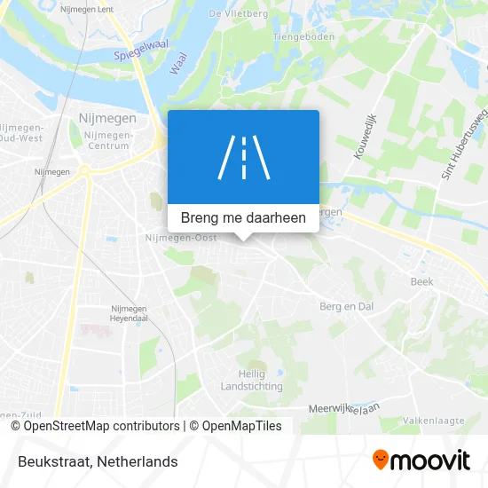 Beukstraat kaart