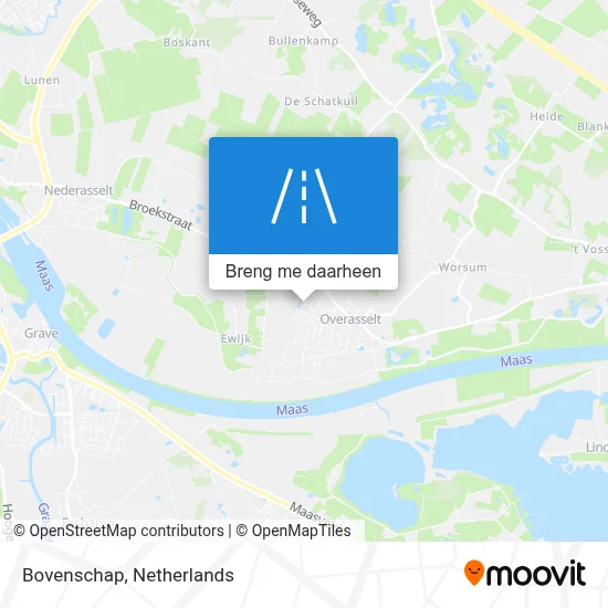 Bovenschap kaart