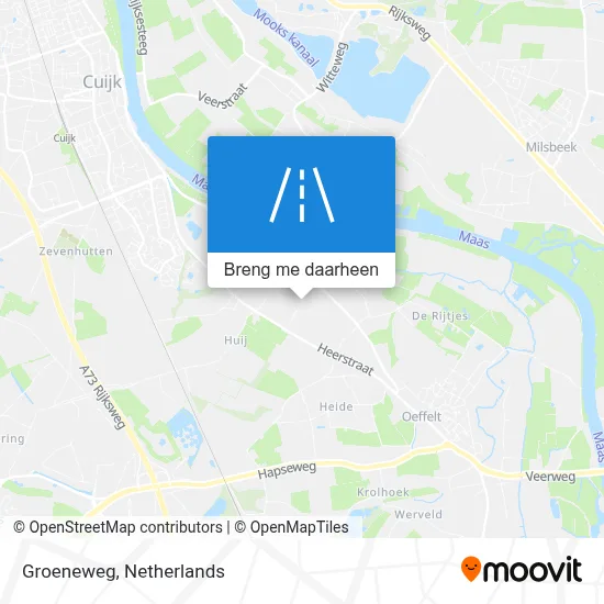 Groeneweg kaart