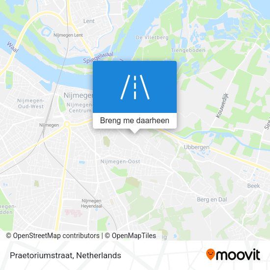 Praetoriumstraat kaart