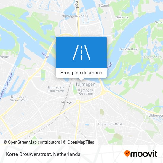 Korte Brouwerstraat kaart
