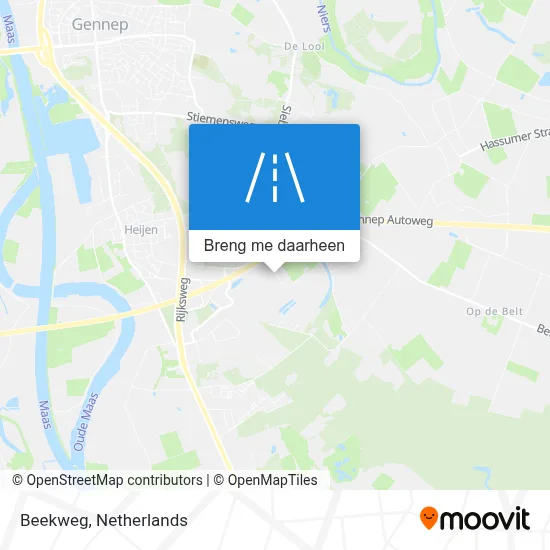 Beekweg kaart