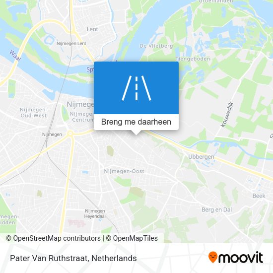 Pater Van Ruthstraat kaart
