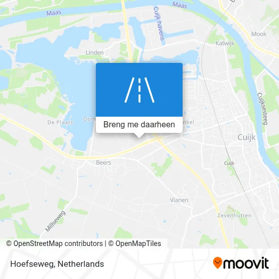 Hoefseweg kaart