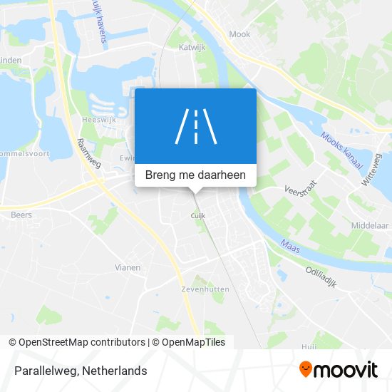 Parallelweg kaart