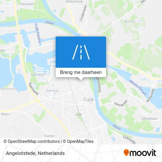 Angelotstede kaart