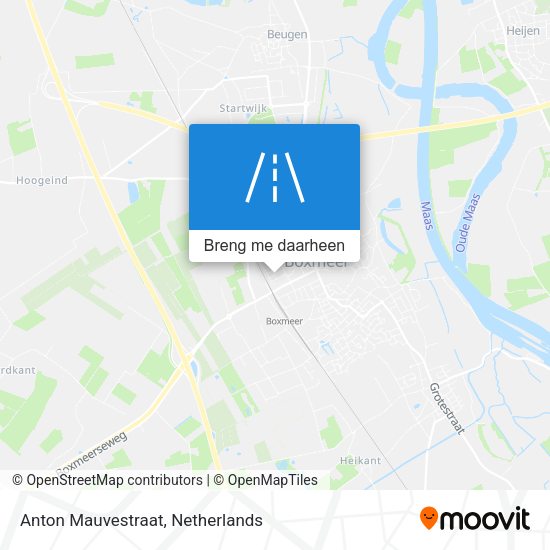 Anton Mauvestraat kaart