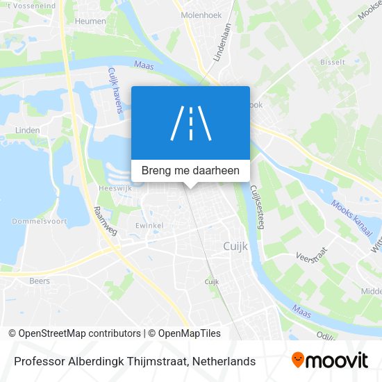 Professor Alberdingk Thijmstraat kaart