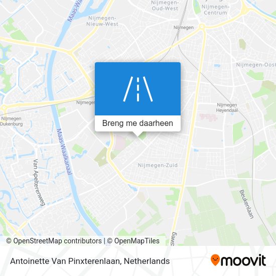 Antoinette Van Pinxterenlaan kaart