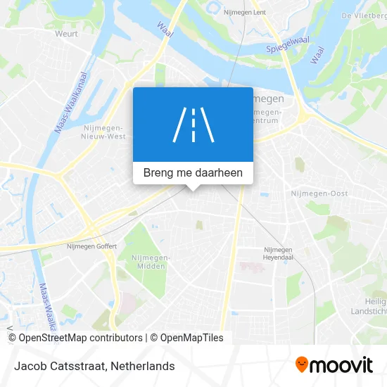 Jacob Catsstraat kaart