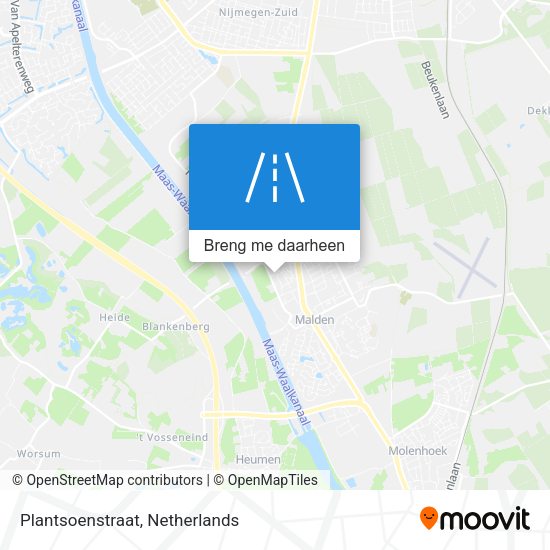 Plantsoenstraat kaart