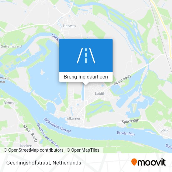 Geerlingshofstraat kaart