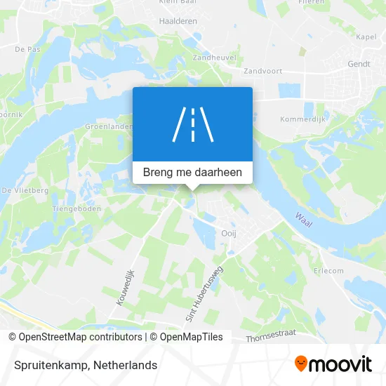 Spruitenkamp kaart