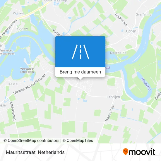 Mauritsstraat kaart