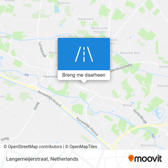 Langemeijerstraat kaart