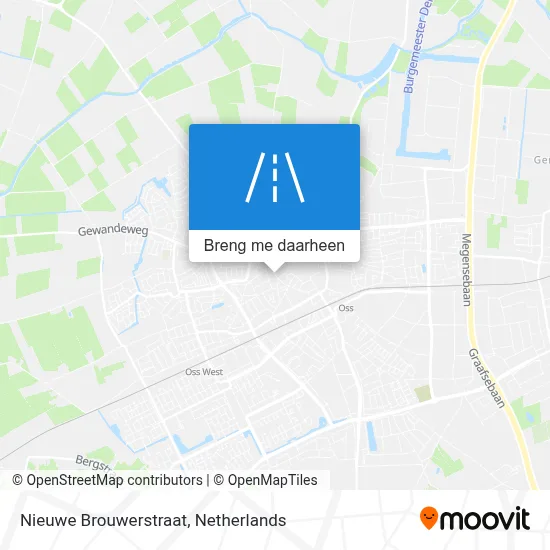 Nieuwe Brouwerstraat kaart