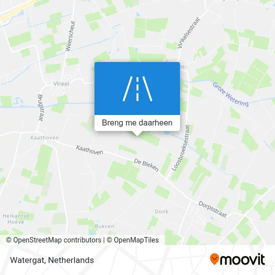 Watergat kaart