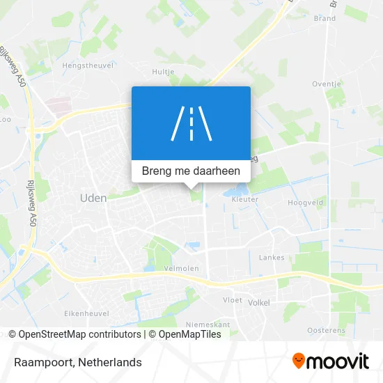 Raampoort kaart
