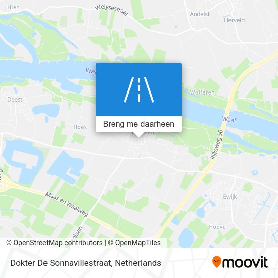 Dokter De Sonnavillestraat kaart