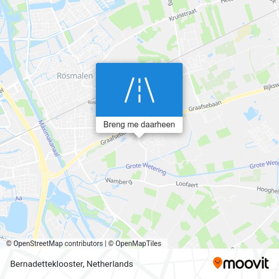 Bernadetteklooster kaart