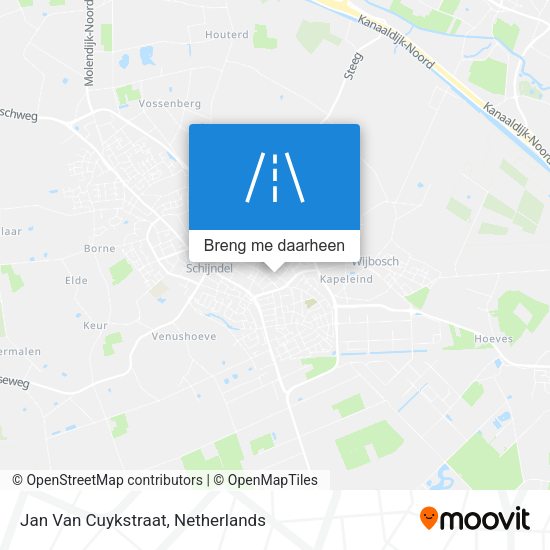 Jan Van Cuykstraat kaart