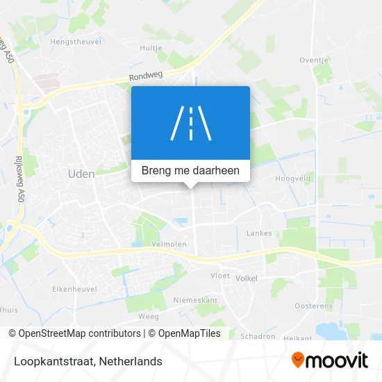 Loopkantstraat kaart