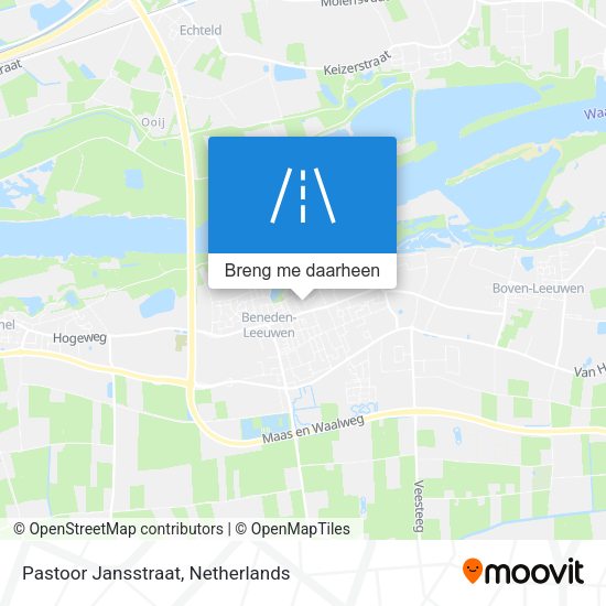 Pastoor Jansstraat kaart