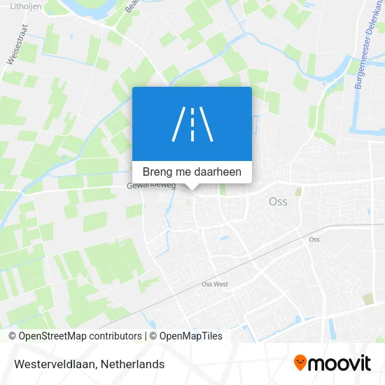 Westerveldlaan kaart