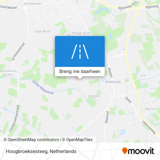 Hoogbroeksesteeg kaart