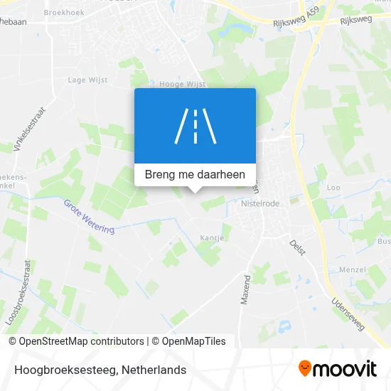 Hoogbroeksesteeg kaart