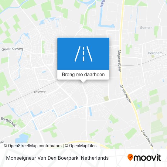 Monseigneur Van Den Boerpark kaart