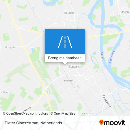 Pieter Claeszstraat kaart