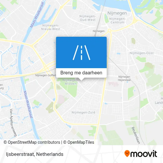 Ijsbeerstraat kaart